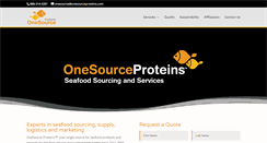 Desktop Screenshot of onesourceproteins.com